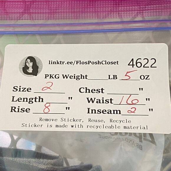 Joie Merci Linen Size 2 Sailor Shorts Dark Navy Blue Gray Striped Low Rise - Picture 8 of 8